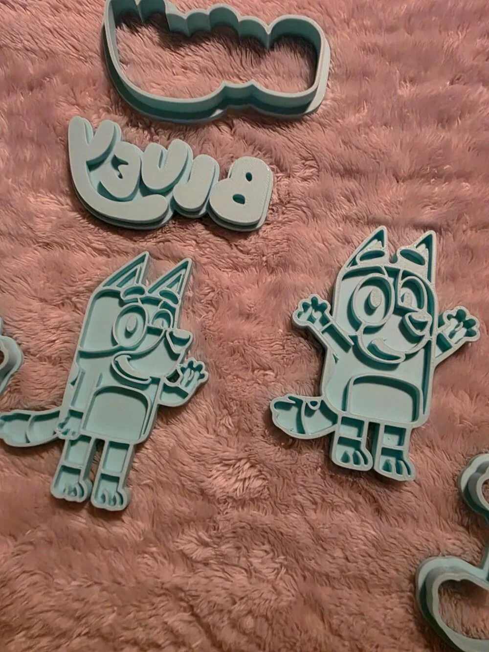Bluey Cookie Cutters Set of 3